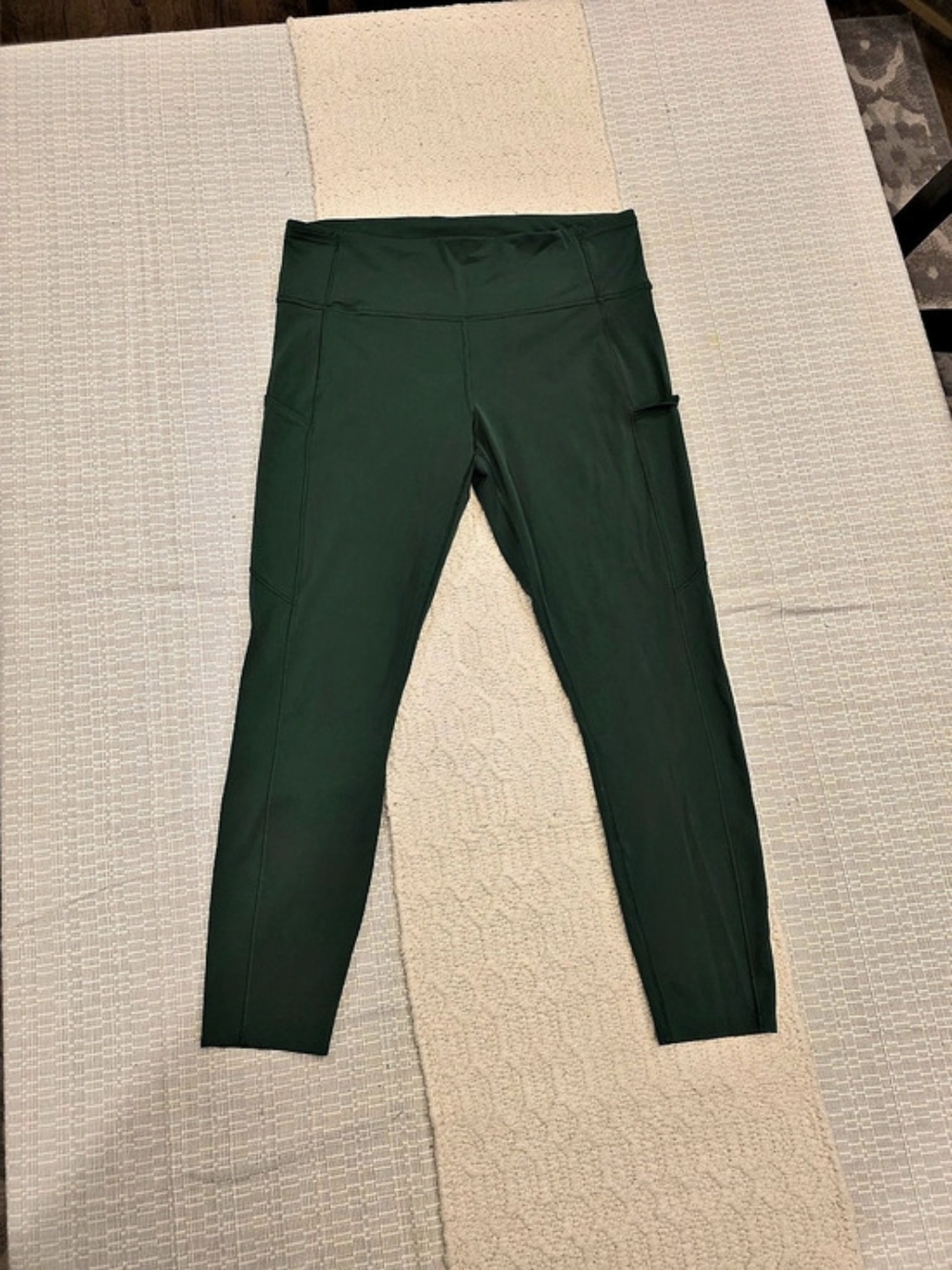 lululemon Fast and Free High-Rise Tight Green Leggings Size 12